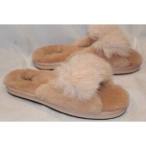 NIB UGG Women's Mirabelle Fur Shearling Slipper Sandals Blush Pink SZ 10